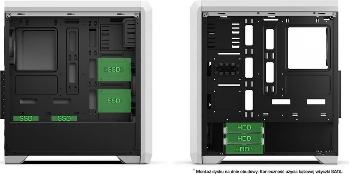 Endorfy SilentiumPC Regnum RG4TF RGB Frosty White, Glasfenster
