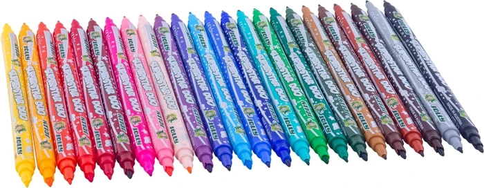 Jolly Superstars Duo Doppelfasermaler sortiert, 24er-Set, Etui
