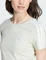 adidas Essentials 3-Streifen T-Shirt kurzarm linen green (Damen) Vorschaubild