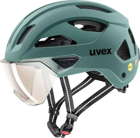 UVEX Stride Visor MIPS Helm sage green matt