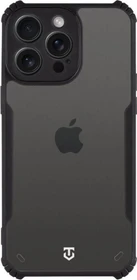 Tactical Quantum Stealth Cover für Apple iPhone 15 Pro Max transparent/schwarz