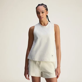 adidas by Stella McCartney Logo Funktionsshirt ärmellos almond milk-smc (Damen)