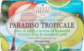 Nesti Dante Paradiso Tropicale Tahitian Lime and Mosambi Peel feste Seife, 250g