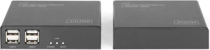 Digitus HDMI KVM Extender Set Extender HDBaseT 2.0, 4K, 60Hz, Cat6a/7/8, 100m