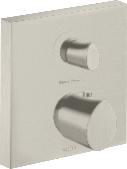 Hansgrohe Axor Starck Organic Thermostat Unterputz mit Ab- und Umstellventil edelstahloptik