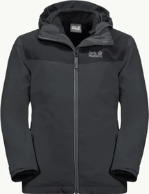 Jack Wolfskin Snowfrost 3in1 Funktionsjacke phantom (Junior)