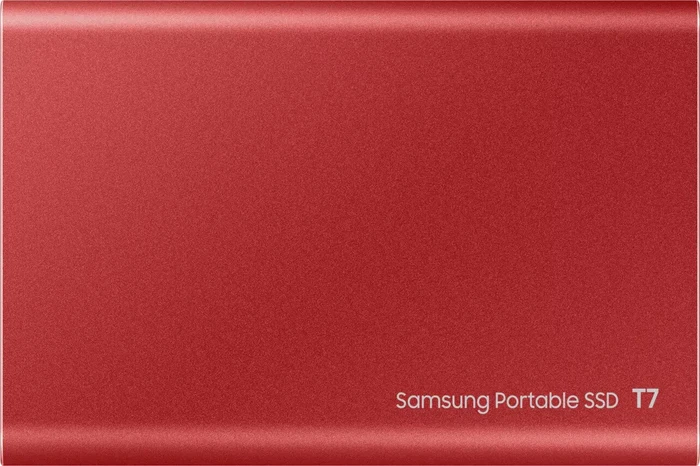 Samsung Portable SSD T7, rot, 500GB, USB-C 3.1
