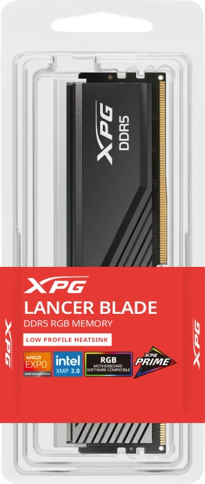 ADATA XPG LANCER BLADE RGB Black UDIMM 8GB, DDR5-5600, CL46-45-45, 1RX8