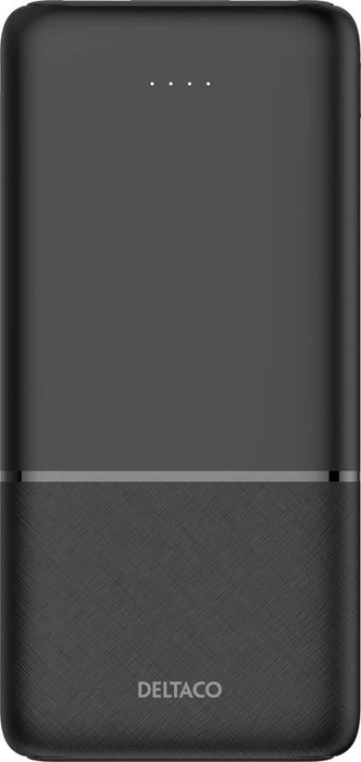 Deltaco Powerbank 2x USB-A 1x USB-C 10000mAh schwarz