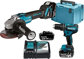 Makita DLX2334J Akku-Maschinenset inkl. MAKPAC + 3 Akkus 3.0Ah
