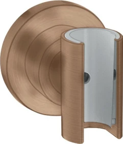 Hansgrohe Axor Citterio Brausehalter rund brushed red gold