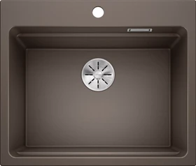 Blanco Etagon 6 InFino Einbau Becken mittig cafe