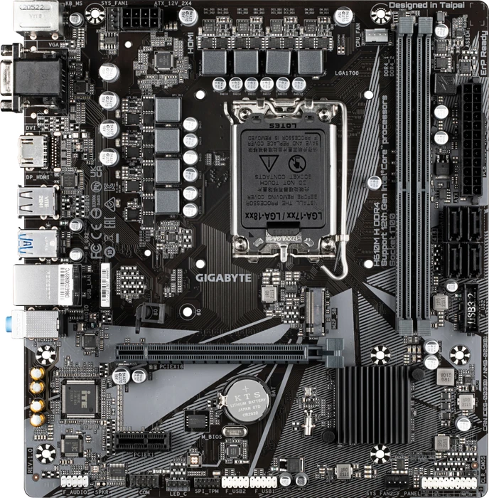 GIGABYTE H610M H DDR4 (Rev. 1.0) (Intel 1700)