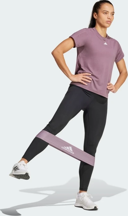 adidas Aeroready Train Essentials Minimal Branding Funktionsshirt kurzarm shadow fig (Damen)