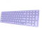 Rapoo E9700M Multi-mode Wireless Ultra-slim Keyboard violett, USB/Bluetooth, DE Vorschaubild