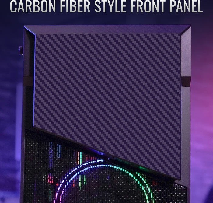 AeroCool Menace Saturn FRGB, Glasfenster