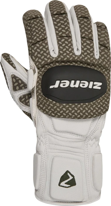 Ziener Gatos-Z PR Skihandschuhe white/deep olive