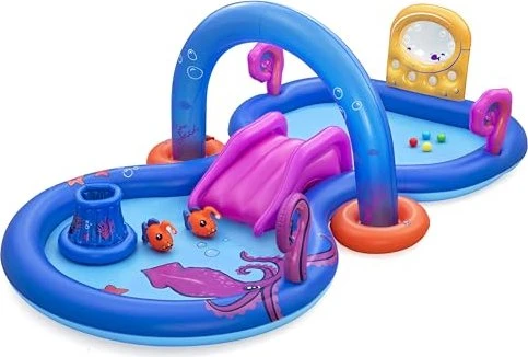 Bestway Unterwasserwelt Planschbecken oval 330x188x171cm