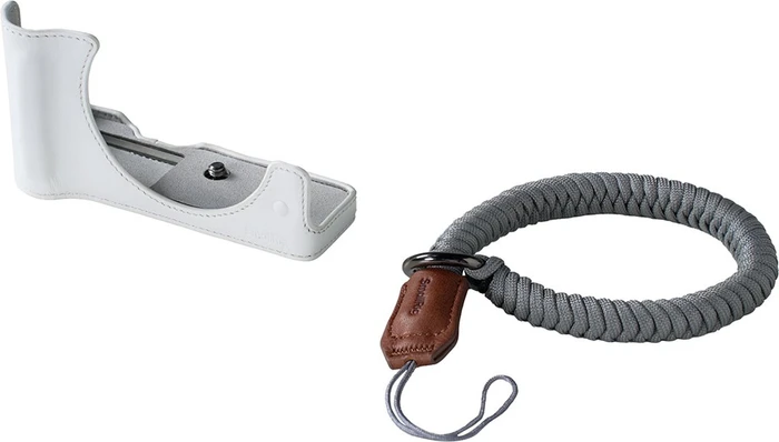 SmallRig Leder-Halbschalen-Kit für Canon EOS R50 V weiß