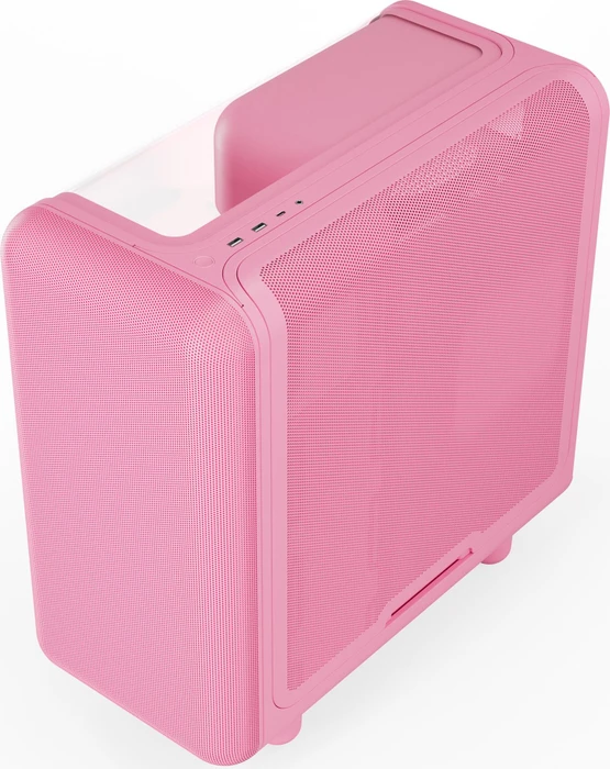 Hyte X50 Strawberry Milk, rosa, Glasfenster