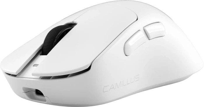 White Shark Camillus Wireless Gaming Mouse, weiß, USB/Bluetooth