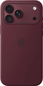Apple Silikon Case mit MagSafe für iPhone 18 Pro Max burgunder