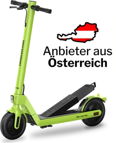 comscoot Performance Elektro-Roller grün 25km/h