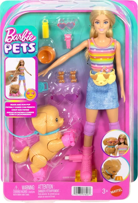 Mattel Barbie - Pets Skate And Run Pup