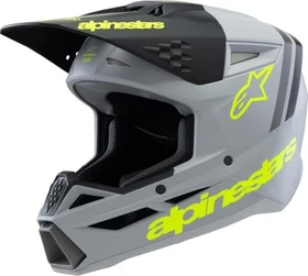Alpinestars S-M3 Jugendliche Radium matt grau/schwarz/gelb