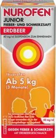 Nurofen Junior Fieber- und Schmerzsaft Erdbeer 40mg/ml, 100ml