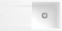Villeroy & Boch Siluet Flat 980x490mm Einbau Becken reversibel stone white