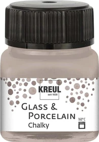 Kreul Glass & Porcelain Chalky Malfarbe, noble nougat, 20ml