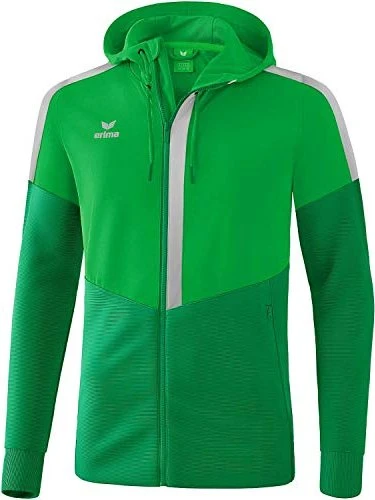Erima Squad mit Kapuze Trainingsjacke fern green/smaragd/silver grey (Herren)
