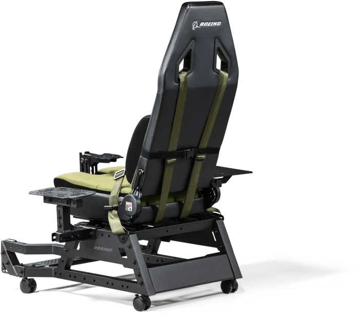 Next Level Racing Flight Seat Pro Boeing Military Edition, schwarz/grün