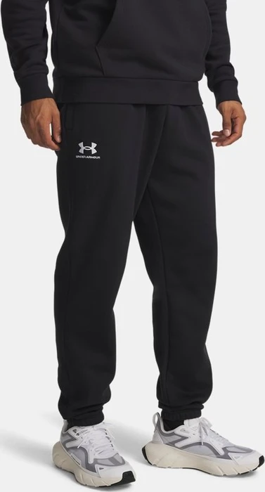 Under Armour Icon Fleece Trainingshose lang schwarz/weiß (Herren)