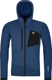 Ortovox Fleece Grid Hoody Funktionsjacke blue nunatak (Herren)