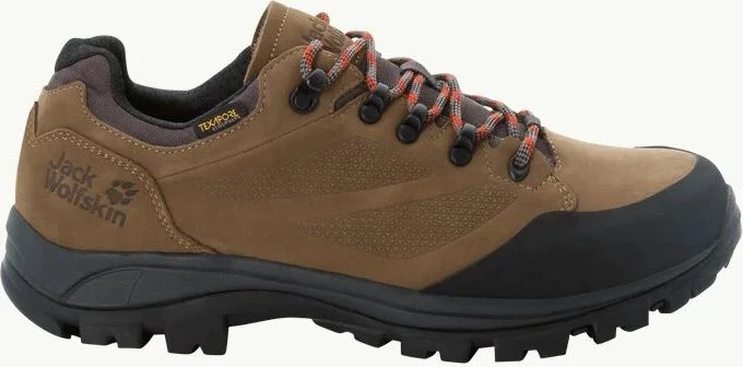 Jack Wolfskin Rebellion Texapore Low brown/phantom (Herren)