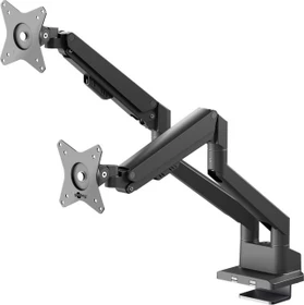 Wentronic Goobay Doppel-Monitorhalterung mit Gasdruckfeder