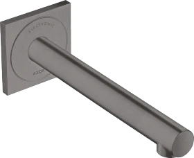 Hansgrohe Axor Uno Elektronik-Waschtischmischer Unterputz für Wandmontage mit Auslauf 221mm brushed black chrome