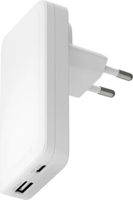 dbramante1928 re-charge Pro Slim Wandladegerät USB-C 65W + USB-A 30W weiß