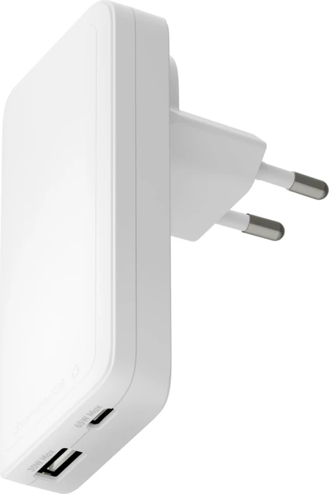 dbramante1928 re-charge Pro Slim Wandladegerät USB-C 65W + USB-A 30W weiß