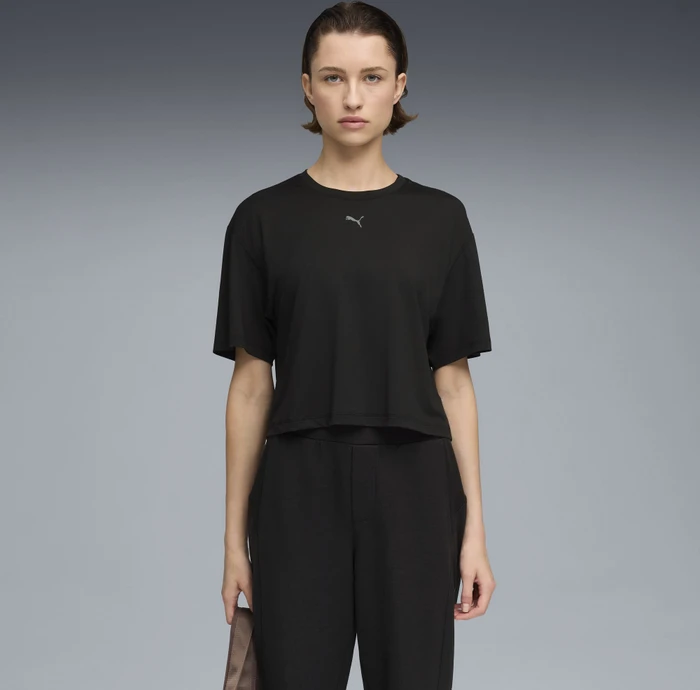Puma Cloudspun Relaxed T-Shirt kurzarm puma black (Damen)