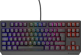 Genesis Thor 230 TKL, Anchor Gray Negative, LEDs RGB, hot-swap, Outemu Red, USB, DE