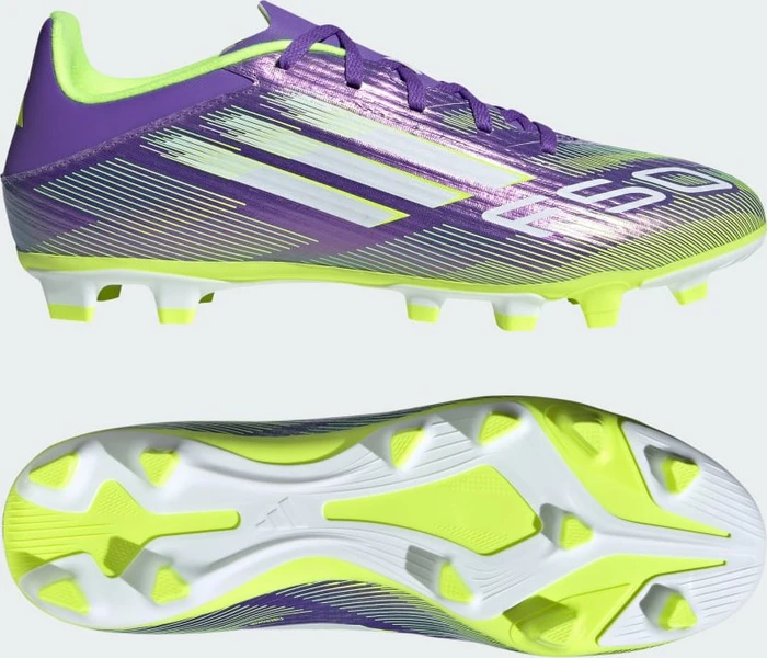 adidas F50 Club FG/MG purple rush/cloud white/lucid lemon