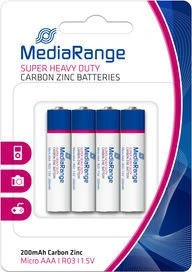 MediaRange Super Heavy Duty Micro AAA, 4er-Pack