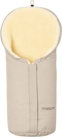 Hofbrucker Eskimo Fußsack für Babywanne beige