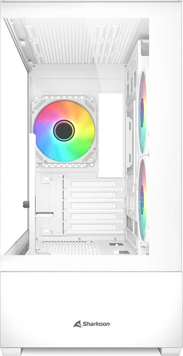 Sharkoon MK6 RGB White, Glasfenster