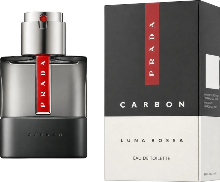 Prada Luna Rossa Carbon Eau de Toilette nachfüllbar, 50ml