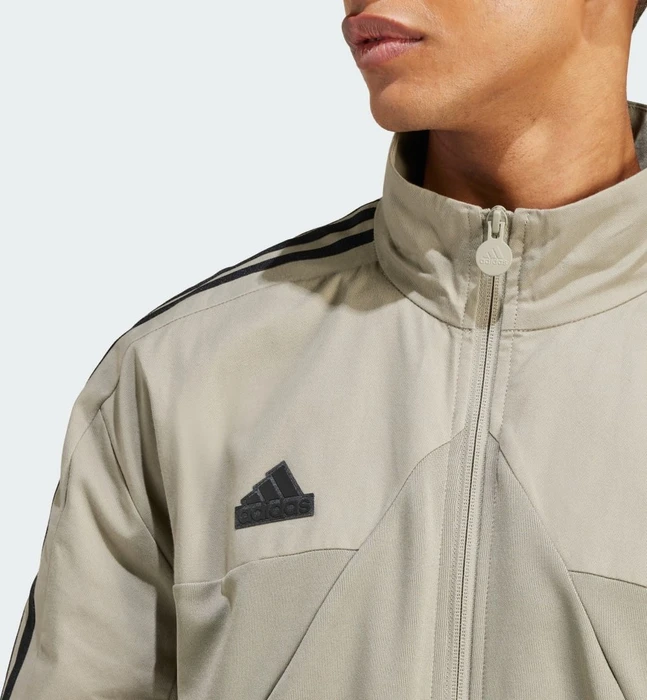 adidas Tiro Material Mix Trainingsjacke silver pebble (Herren)