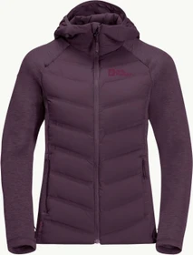 Jack Wolfskin Tasman Down Hybrid Funktionsjacke grapevine (Damen)